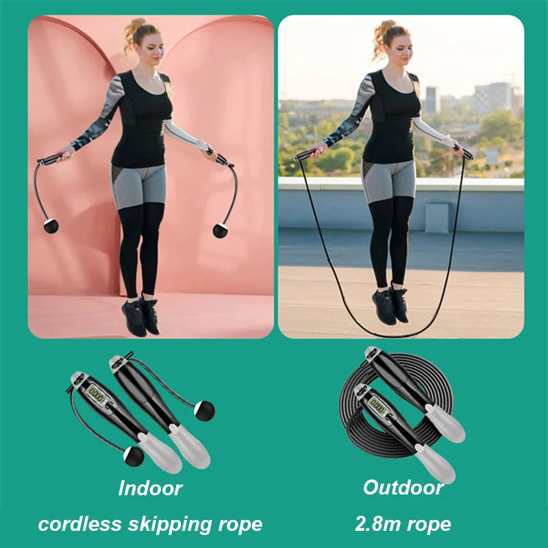 Portable Ropeless Digital Skipping Rope