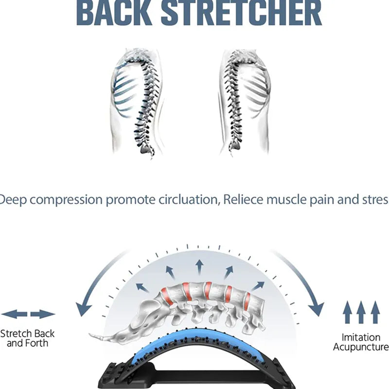 Multi-Level Adjustable Back Stretcher