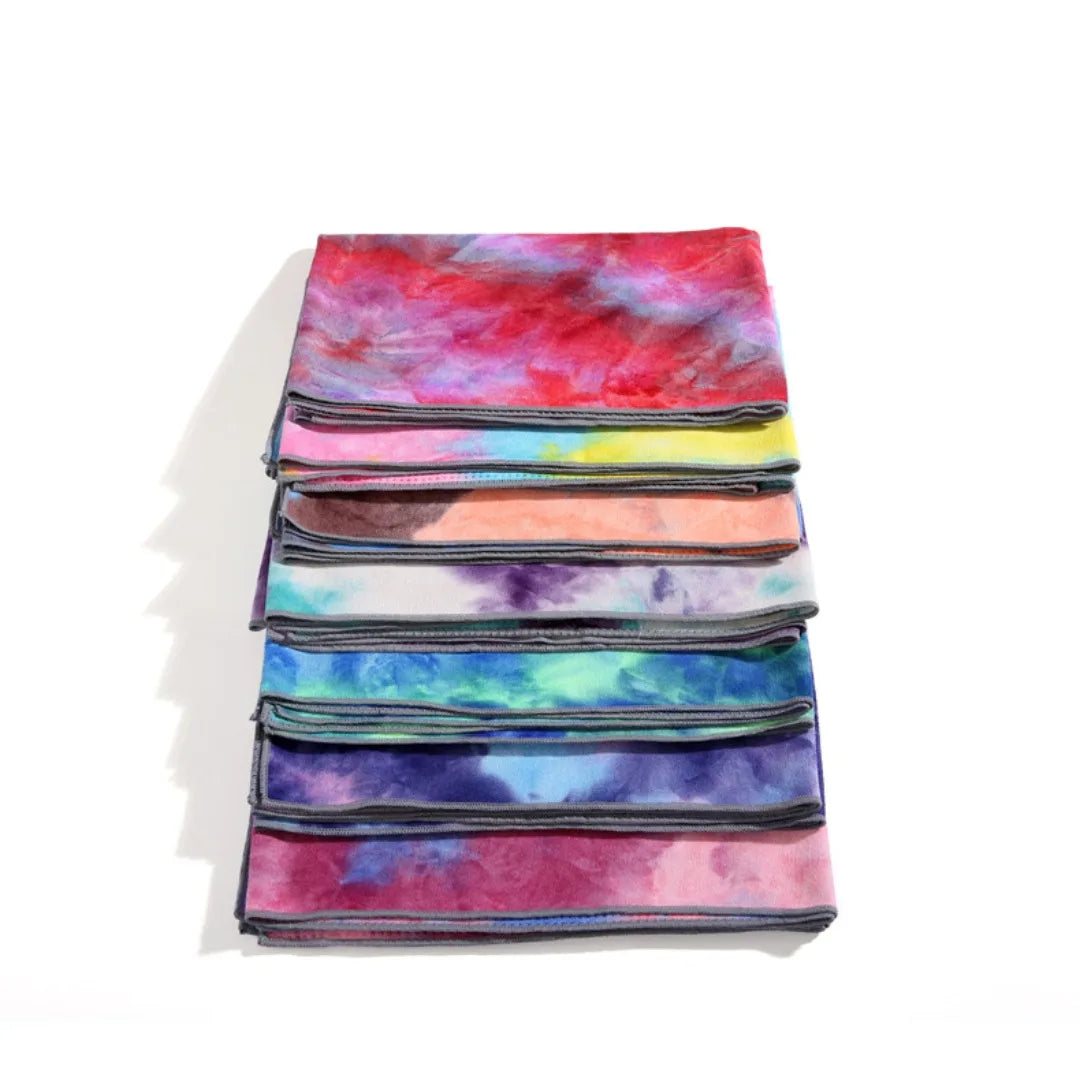 Tie-dye Style Yoga Towel